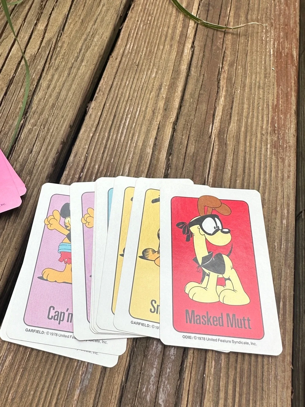 Vintage Garfield Odie Maid Card Game Complete Set of 37 Cards Plus Instructions